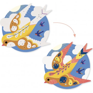 Tableau paillettes et strass Paradisio - Activité créative - Djeco