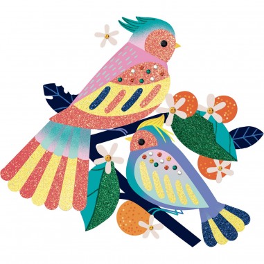 Tableau paillettes et strass Paradisio - Activité créative - Djeco