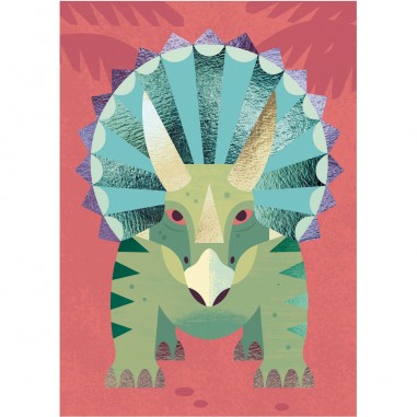 Tableaux à métalliser dinosaures - Djeco