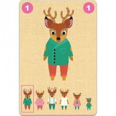 Jeu de cartes pour enfant Familou