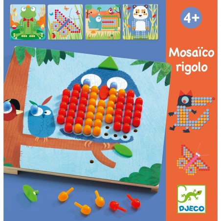 Mosaïco animo - jouet d'éveil et éducatif - Djeco