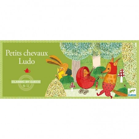 Jeu Des Petits Chevaux Jeu de Société Classique DJ05215 - Djeco