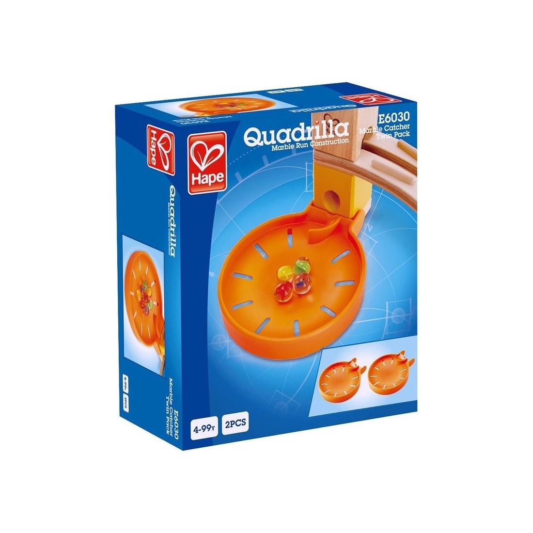 Hape Circuit de billes Quadrilla: Super château en spirale