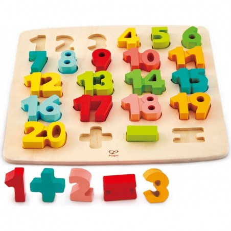 Puzzle éducatif de nombres - Apprendre à compter - Hape Toys