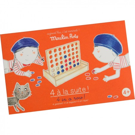 Jeu de 4 à la suite Aujourd'hui c'est mercredi - Moulin Roty