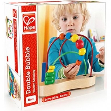 Boulier en bois Double Bubble - jouet d'éveil - Hape Toys