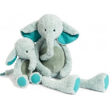 Grande Peluche Elephant Les Baba Bou Moulin Roty Les Amis Monstres