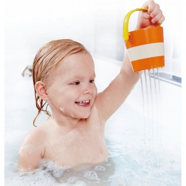 Ensemble de seaux colorés - jouets de bain - Hape Toys