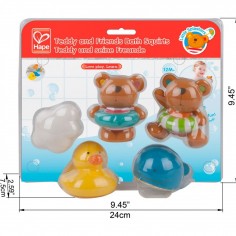 Jouets De Bain Teddy And Friends - Aspergeurs - Hape 2