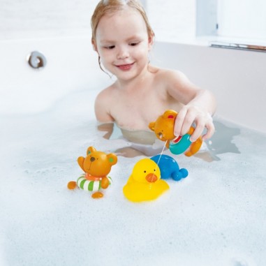 Jouets De Bain Teddy And Friends - Aspergeurs - Hape