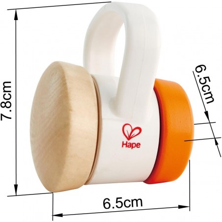 Hochet pour bébé Roller - Dès la naissance - Hape Toys