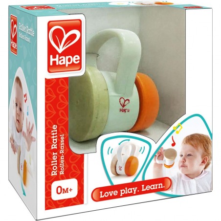 Hochet pour bébé Roller - Dès la naissance - Hape Toys
