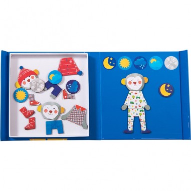 Jeu magnétique - Je m'habille Les Popipop - Moulin Roty