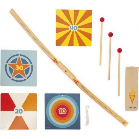 Set de tir à l'arc en bois pour enfant - Janod