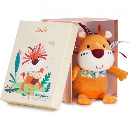 Jack le lion peluche câline - Lilliputiens
