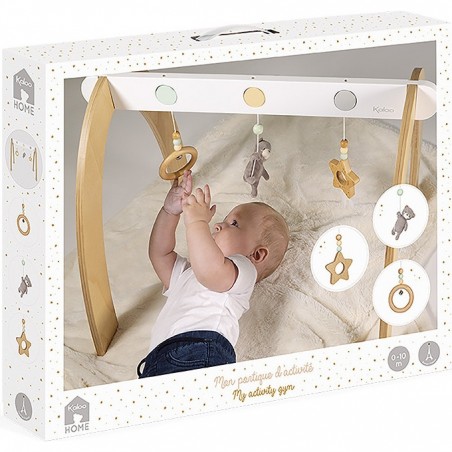 Portique d'activités en bois - Kaloo
