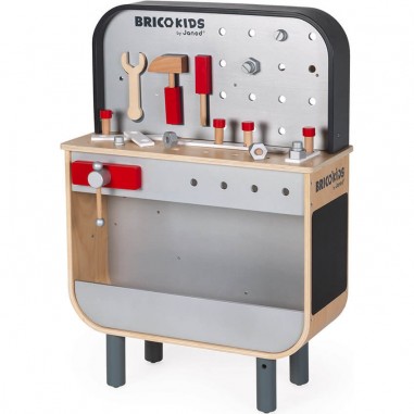 Etabli en bois enfant Reverso - Jouet de bricolage - Janod