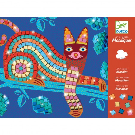 Coffret de mosaïques Djeco - Animaux