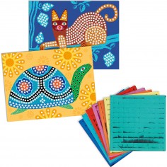 Coffret de mosaïques Djeco - Animaux 2