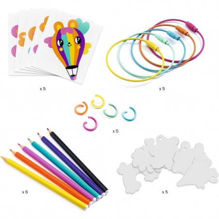 Porte clefs kawaï Artistic Plastic - Djeco