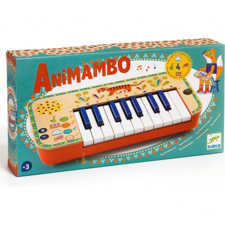Jouet Enfant - Synthétiseur Animambo - Dès 3 Ans - Djeco