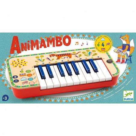 Jouet Enfant - Synthétiseur Animambo - Dès 3 Ans - Djeco