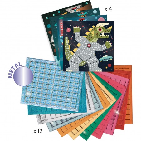 Mosaïques Coffret Space Battle - Djeco