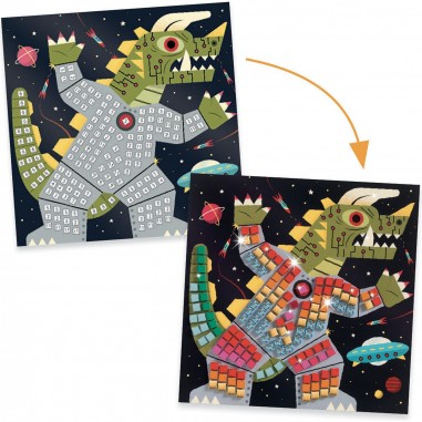 Mosaïques Coffret Space Battle - Djeco