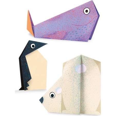 Origami : les animaux polaires - Djeco