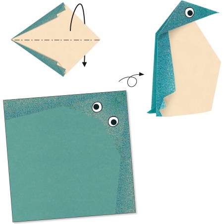 Origami : les animaux polaires - Djeco