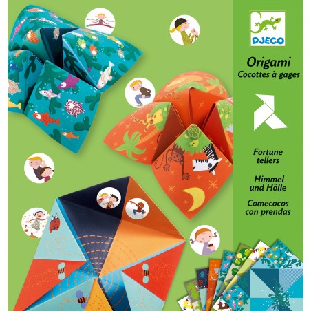 Origami salières - activité enfant - pliage - Djeco