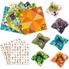 Origami salières - activité enfant - pliage - Djeco 2