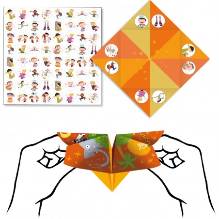 Origami salières - activité enfant - pliage - Djeco