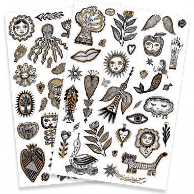 Tatouages Golden Chic - Tattoos Enfants - Djeco