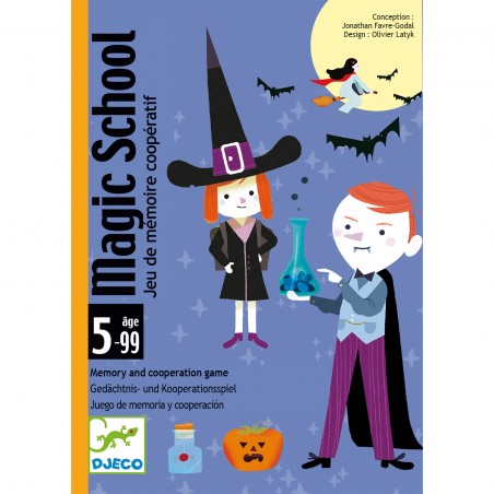 Magic School - jeu de carte coopératif - Djeco