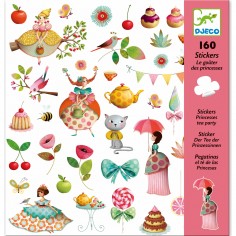 160 stickers Le Goûter des princesses - Djeco