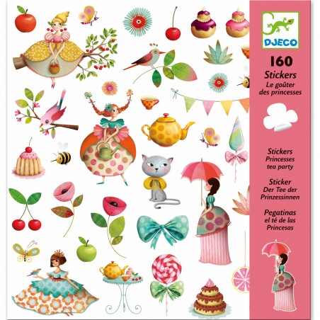 Stickers le goûter des princesses - loisirs créatifs - cadeau enfant - Djeco