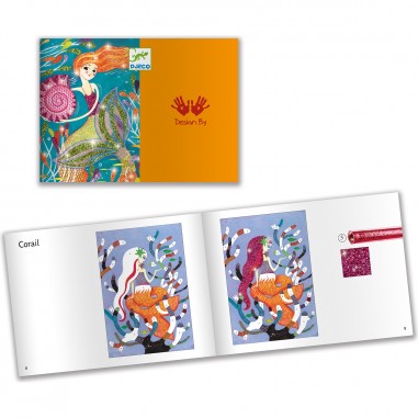 Tableau à pailleter lumière des sirènes - loisirs créatifs - Djeco