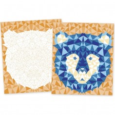 Kit créatif : mosaïques mousse animaux de la forêt - Janod 2