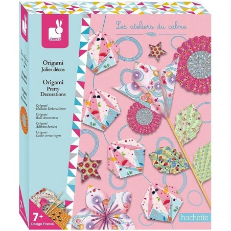 Origami Jolies décos - Les ateliers du calme - Loisirs créatifs - Janod