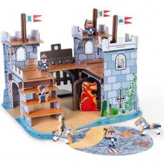 Château fort - Jouet château fort en carton et bois pour enfant - Janod 2