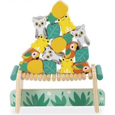 Jeu d'équilibre bois - Jeu de societe enfant 2 ans - Janod