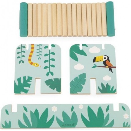Jeu d'équilibre bois - Jeu de societe enfant 2 ans - Janod
