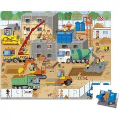 Puzzle enfant 4 ans - Puzzle engins, jouet enfant 4 ans - Janod 2