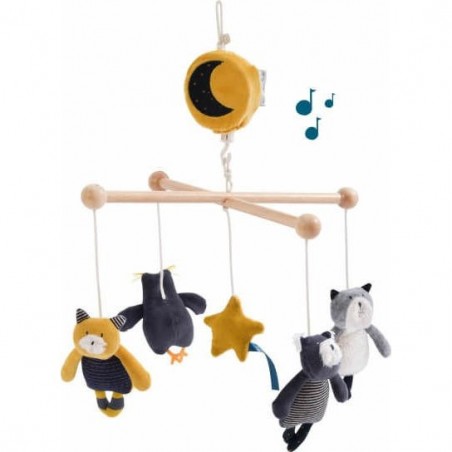 Mobile Musical Croisillon "Les Moustaches"