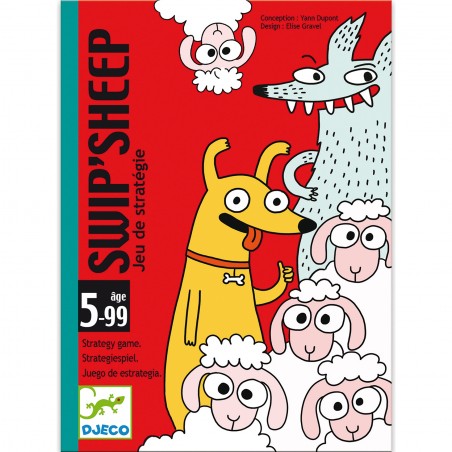 Jeu de carte Swip'Sheep - jeu de stratégie - Djeco