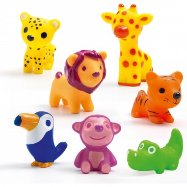 Figurines animaux de la savane Troopo savana - Djeco