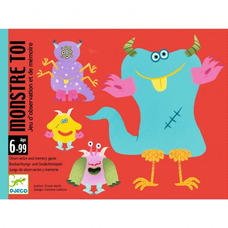 Jeu Monstre toi - Jeu de cartes enfant - Djeco