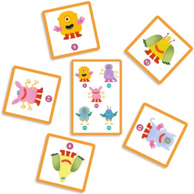 Jeu Monstre toi - Jeu de cartes enfant - Djeco