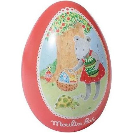 Oeuf Metal Rouge La Grande Famille